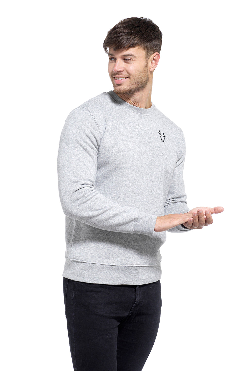 Quantum Relaxed Fit Sweatshirt - Heather Grey