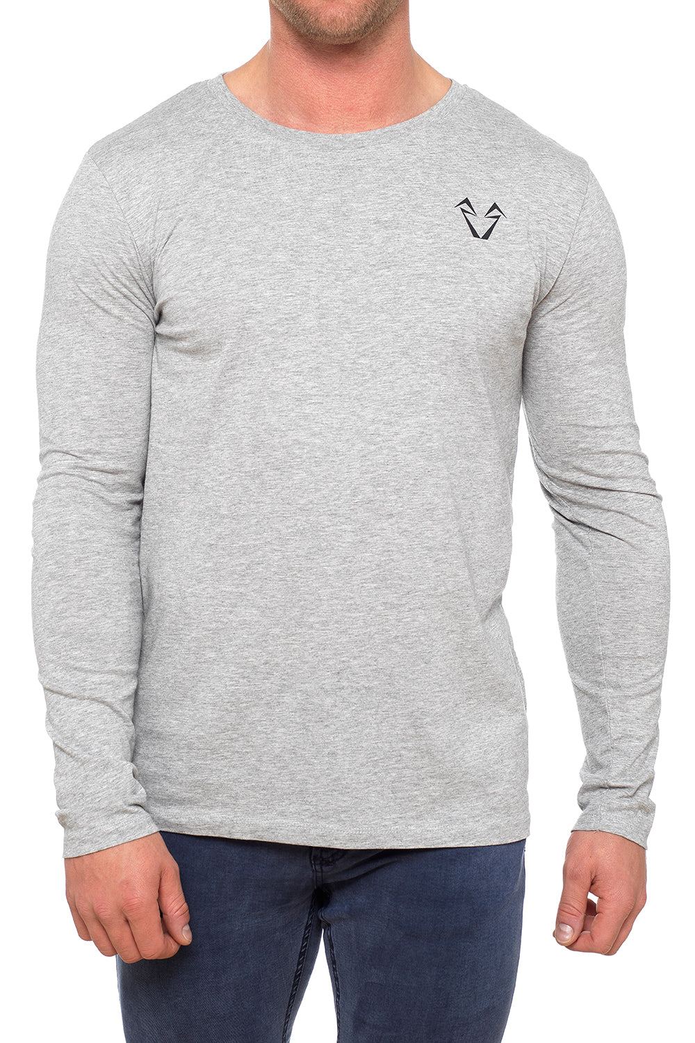 Mens Muscle Fit Grey T Shirt
