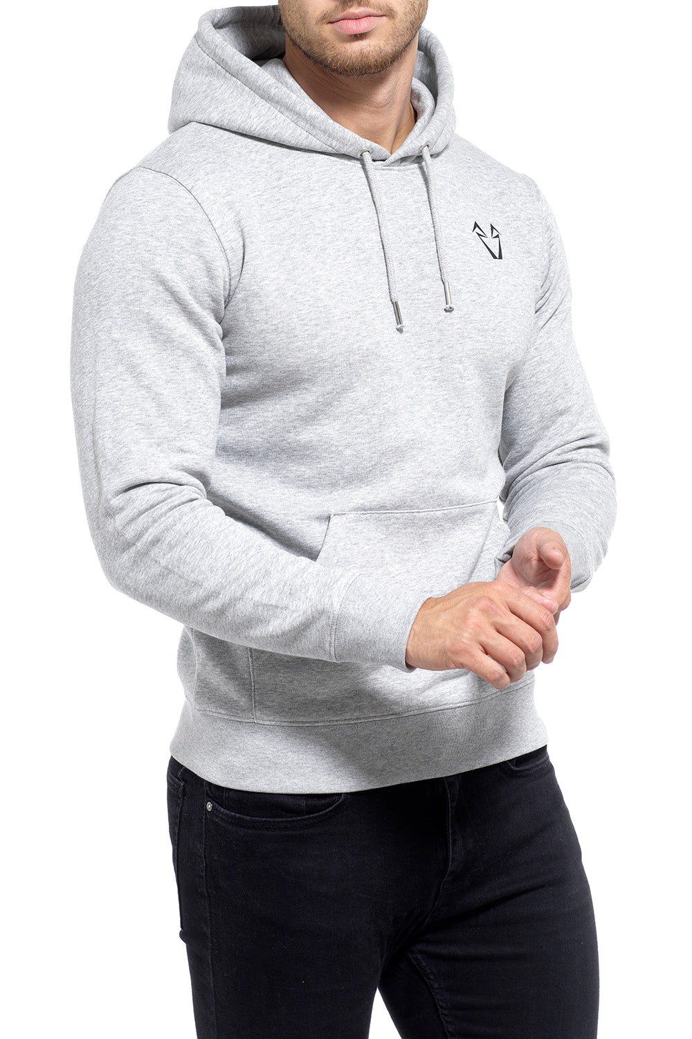 Muscle Fit Grey Hoodies
