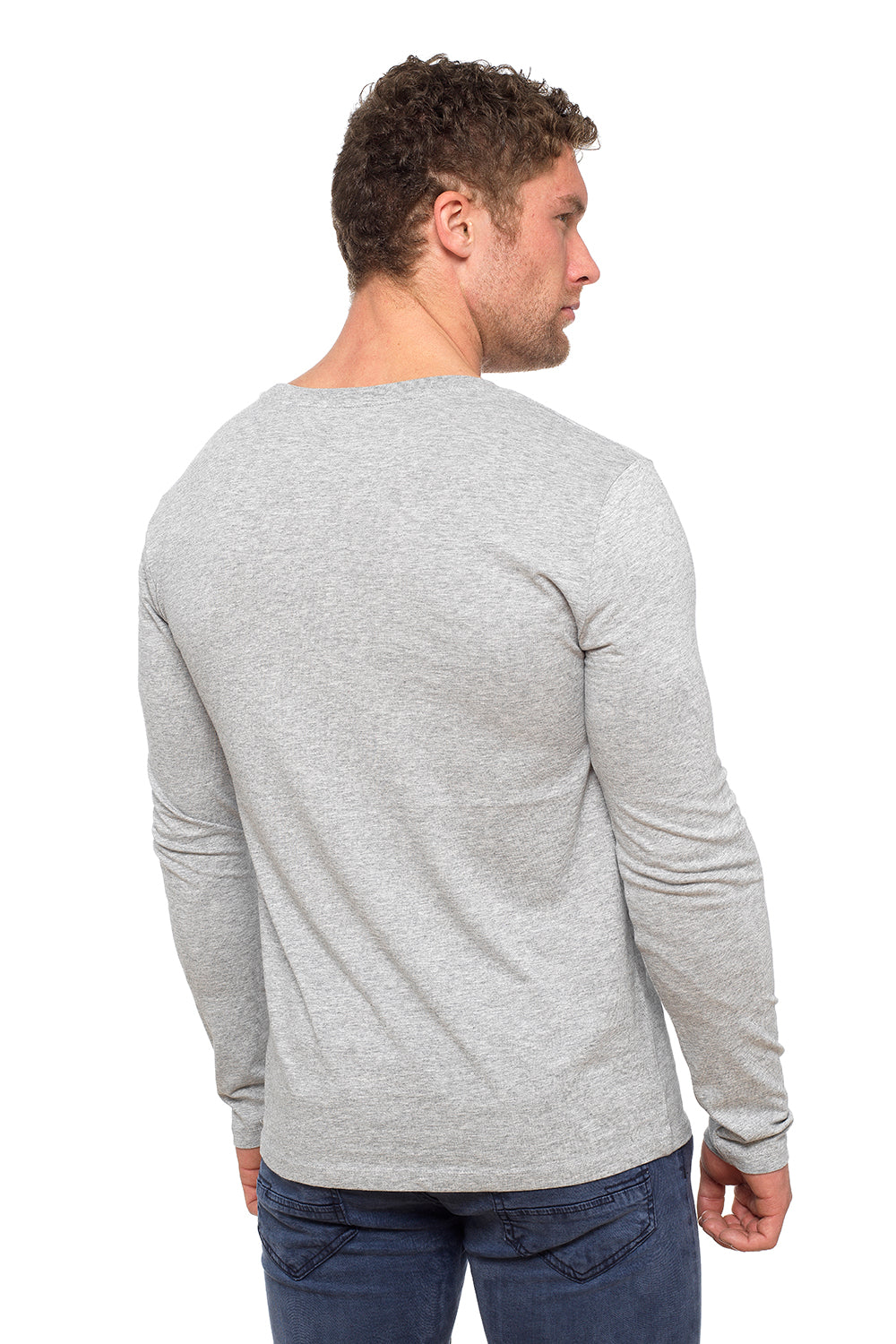 Mens Muscle Fit Grey T Shirt