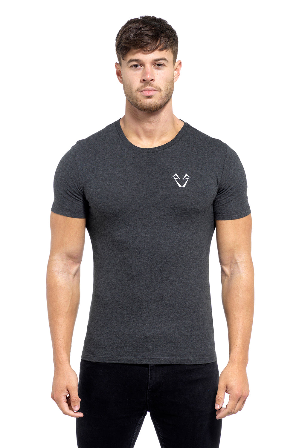 Power Organic Cotton T-Shirt - Dark Heather Grey
