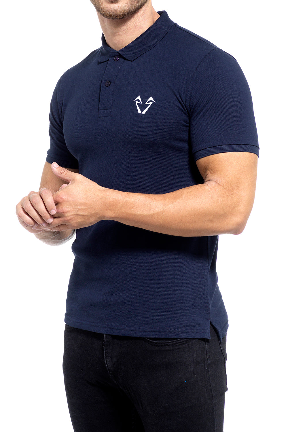 Mens Navy Polos
