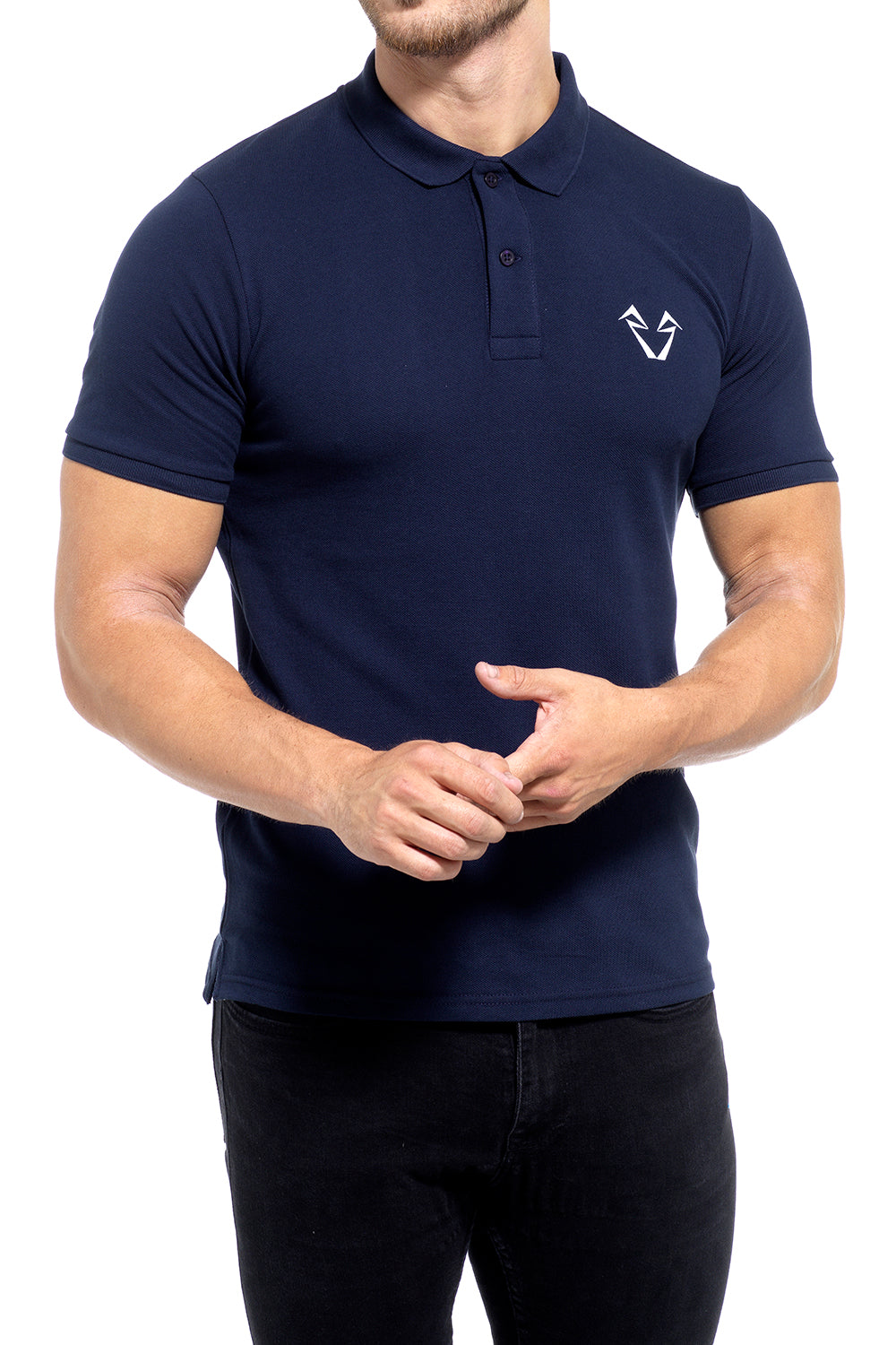 Mens Navy Polos