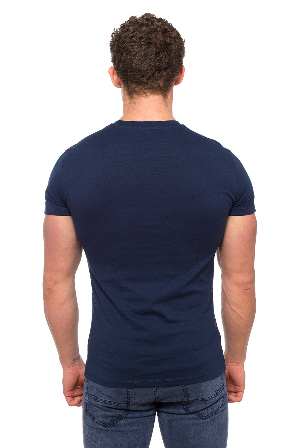 Essential Muscle Fit T-Shirt - Navy