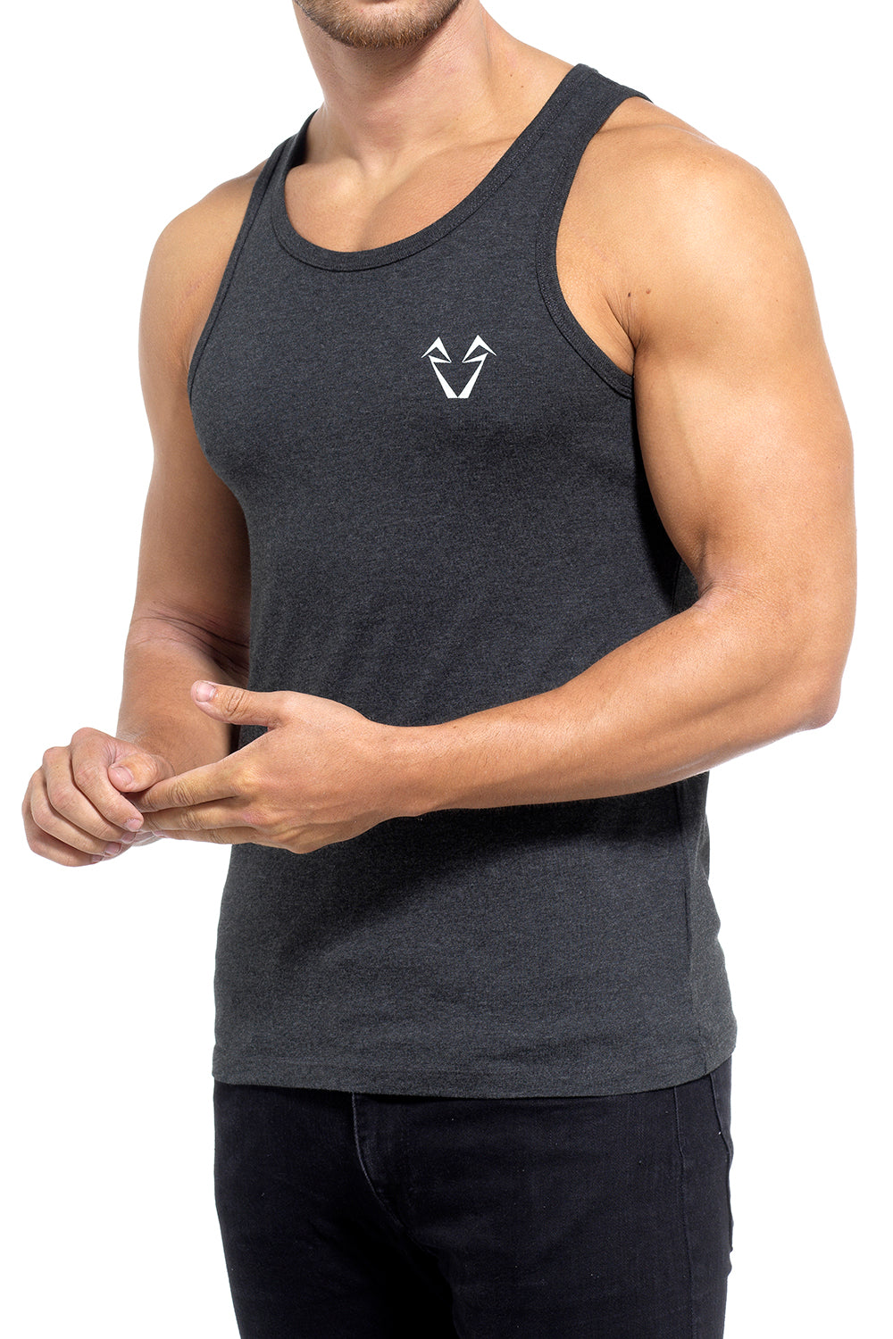 Energy Muscle Fit Vest - Dark Heather Grey