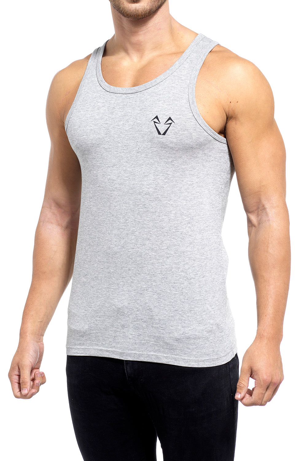 Muscle Fit Grey T Shirts