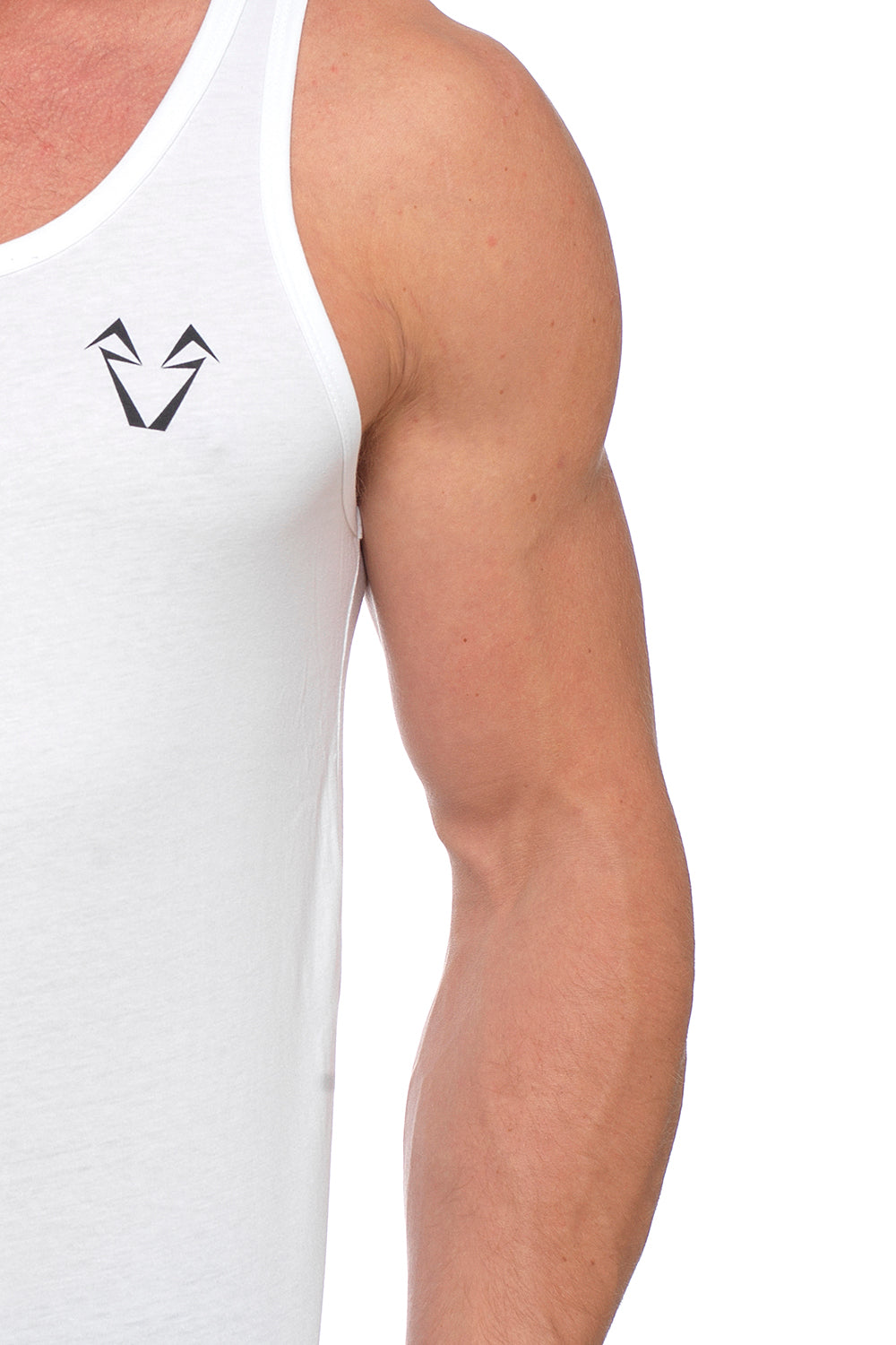 Energy Muscle Fit Vest - White