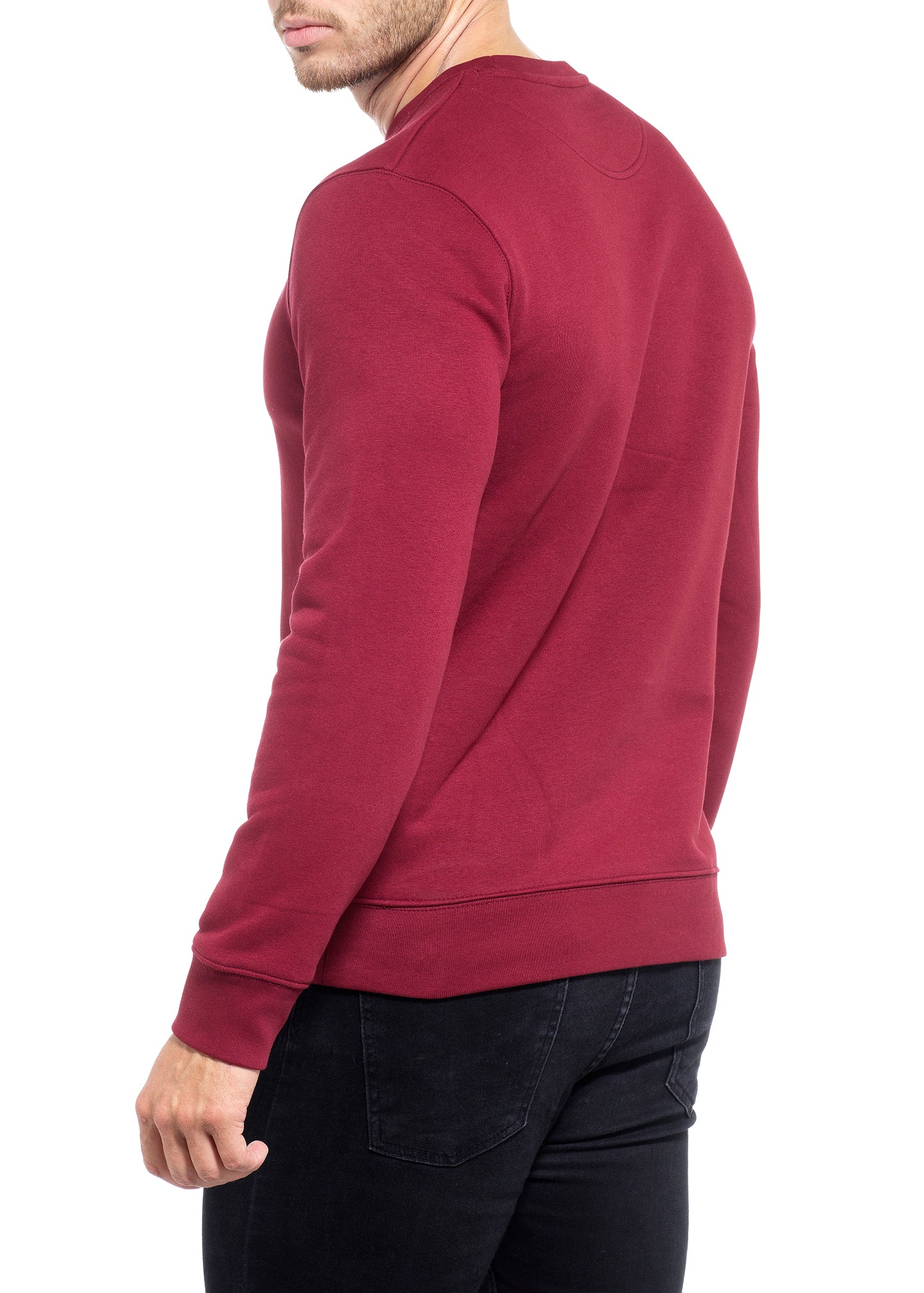 Muscle Fit Burgundy Sweatshirt