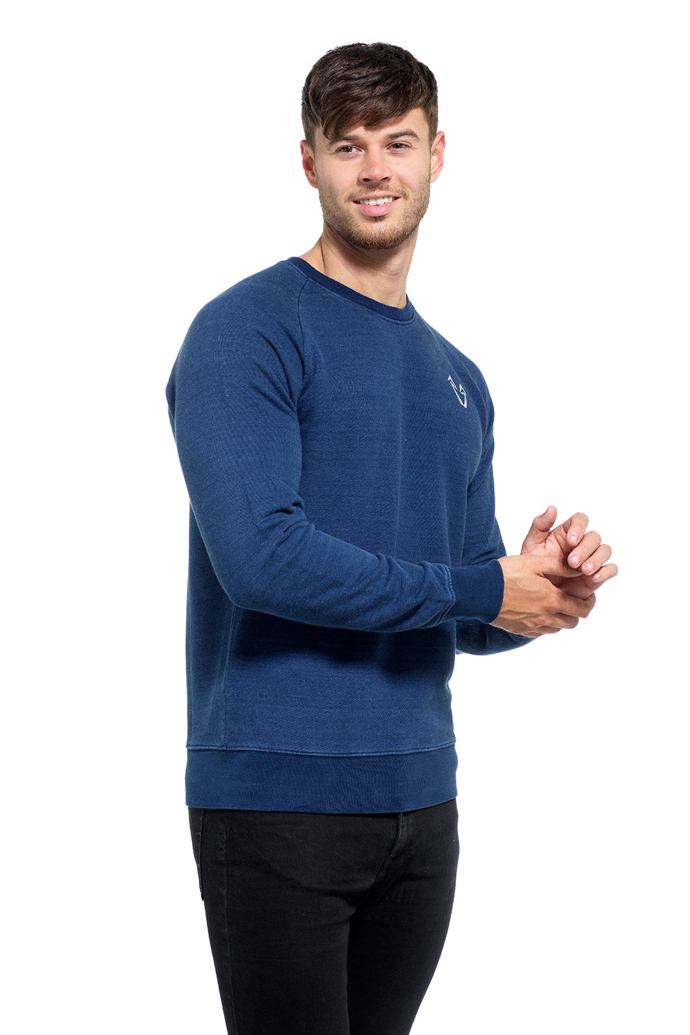 Wolf Muscle Sweatshirt in Denim