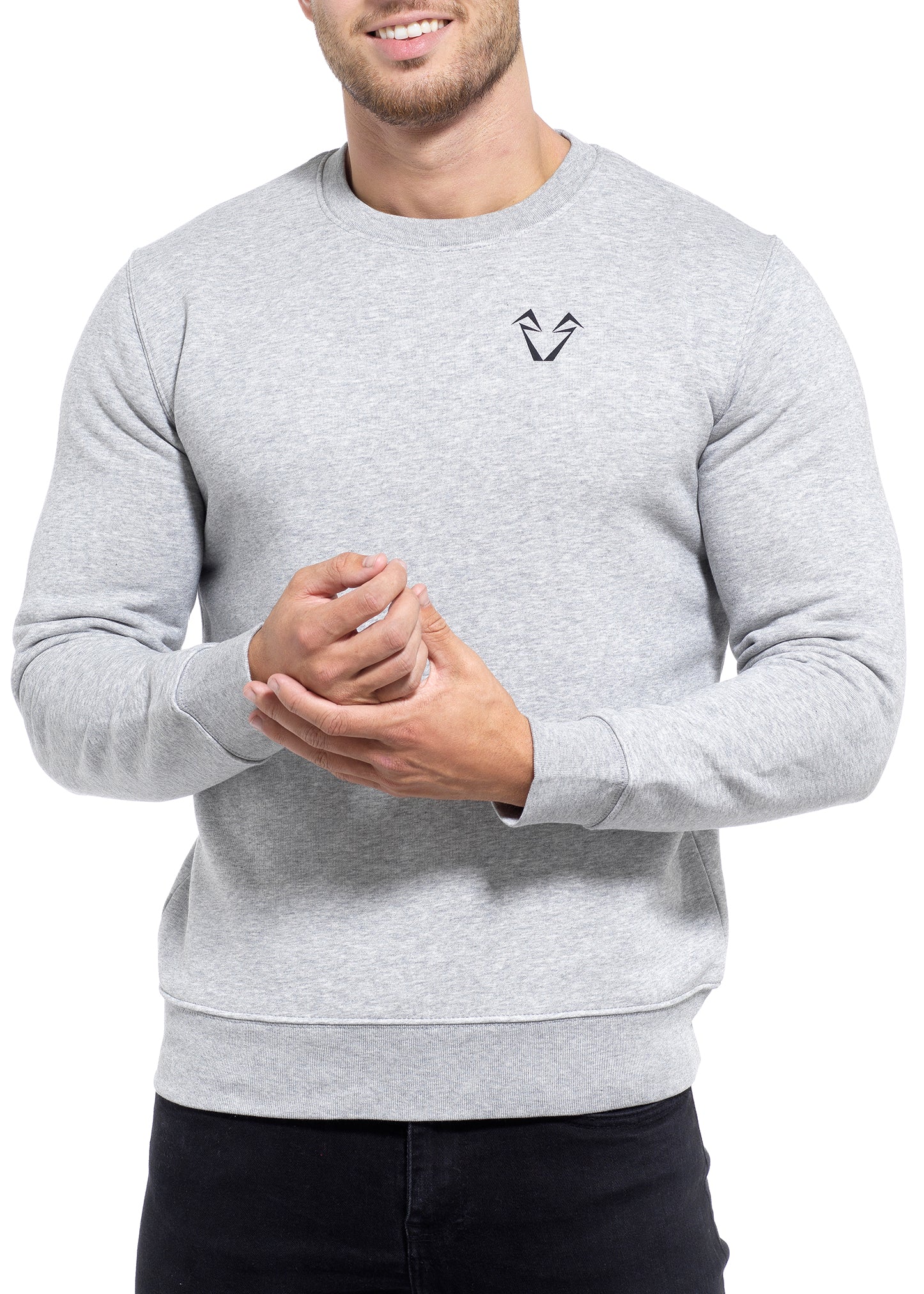 Muscle Fit Grey Sweatshirt