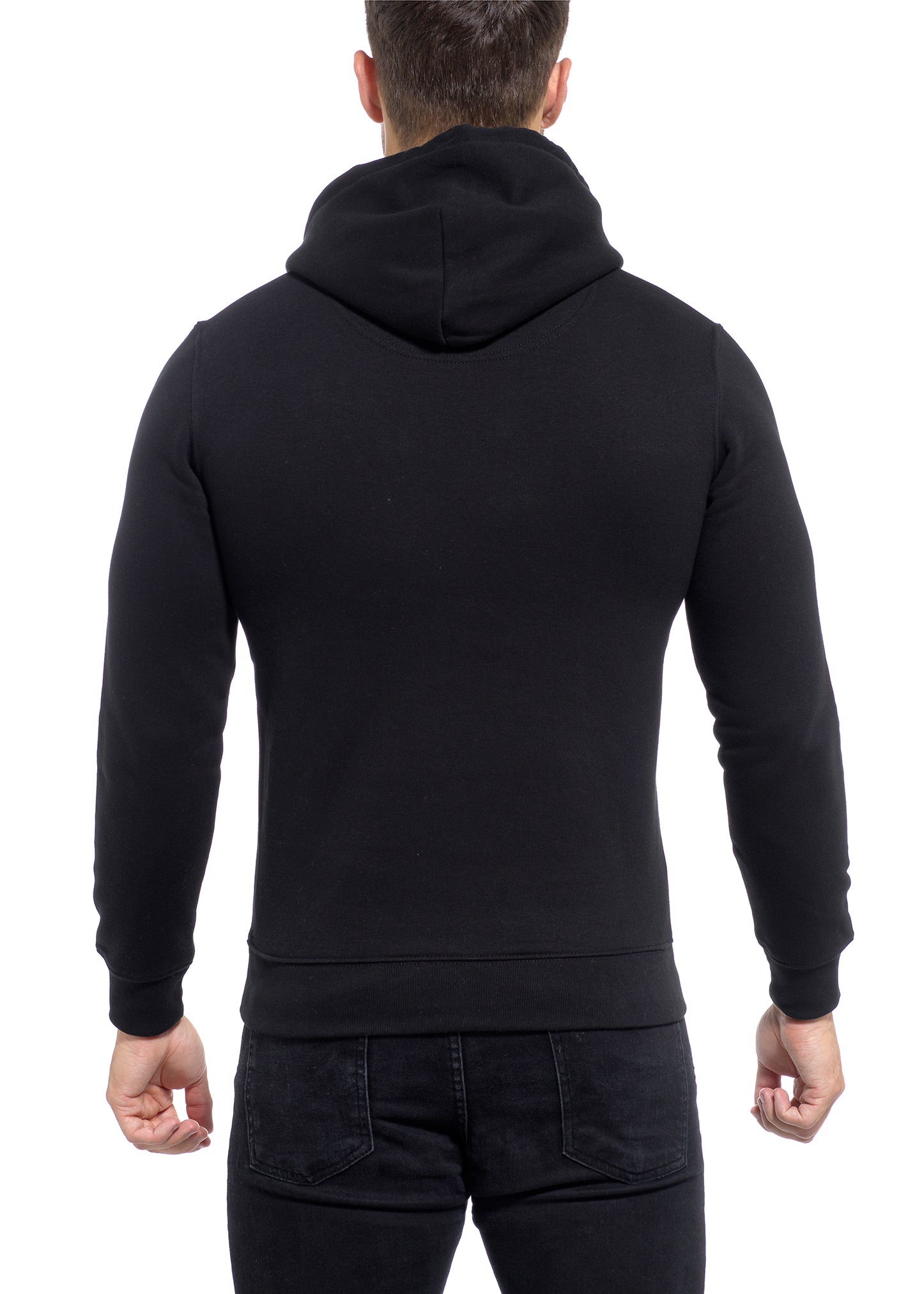 Muscle Fit Black hoodies