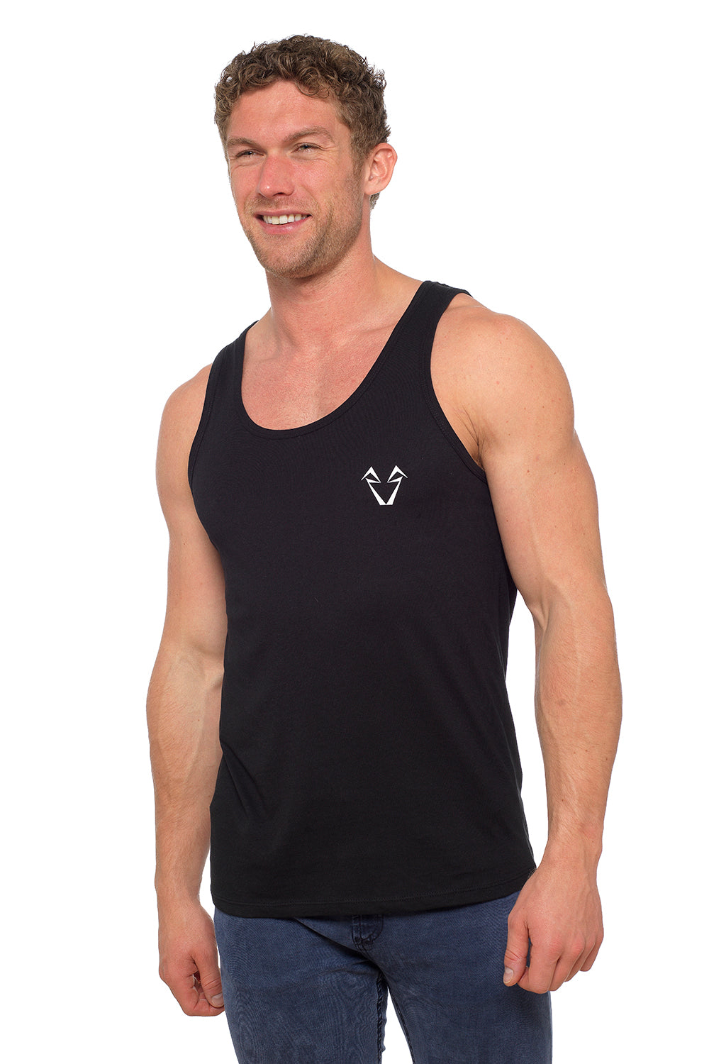 Muscle Fit Black Vests