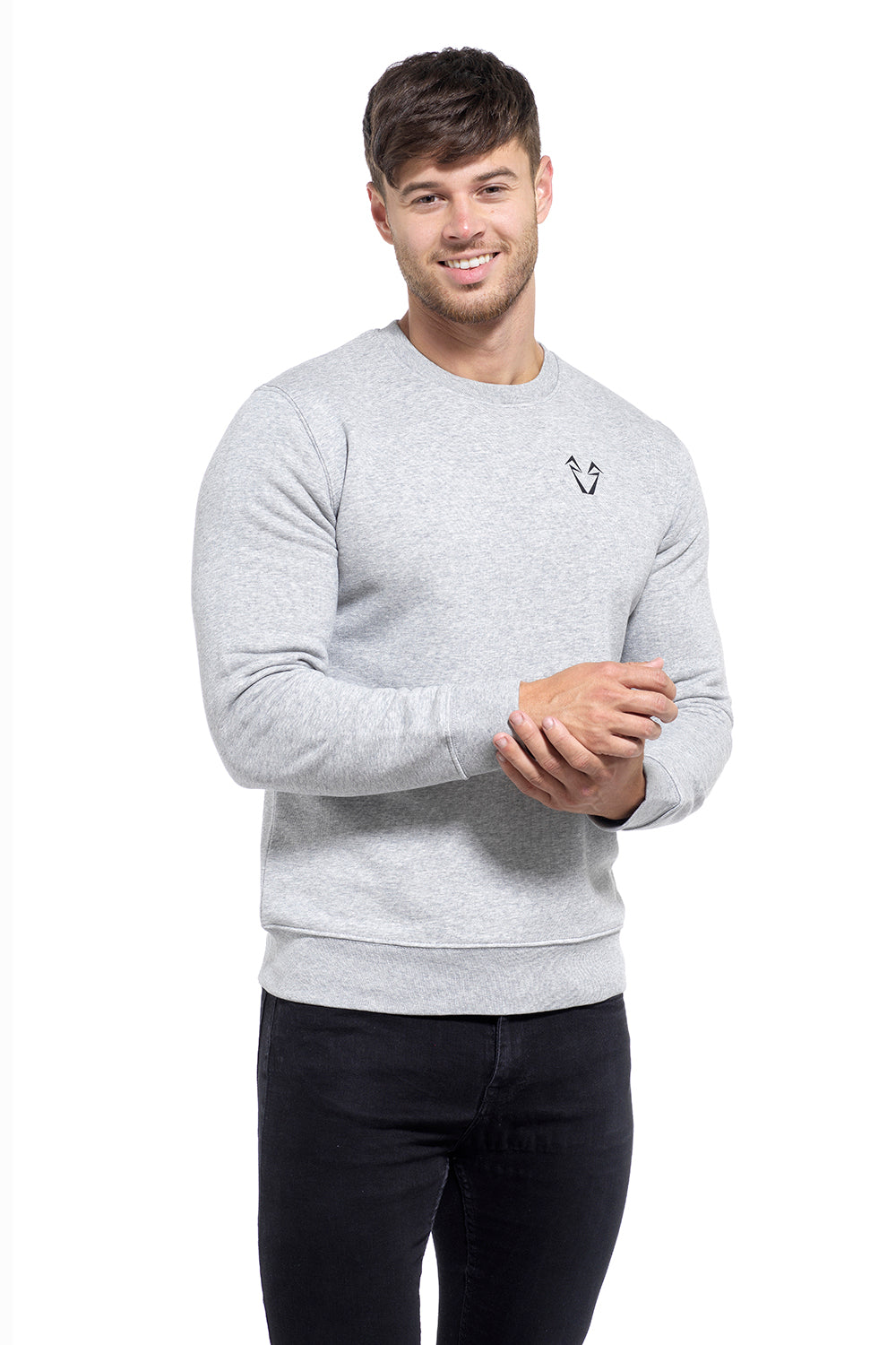 Muscle Fit Grey Sweatshirt