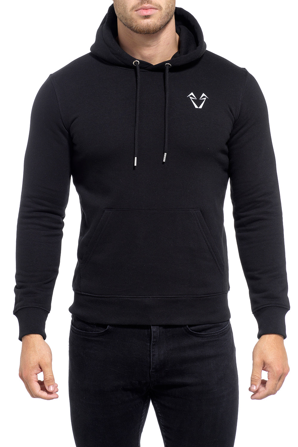 Muscle Fit Black hoodies