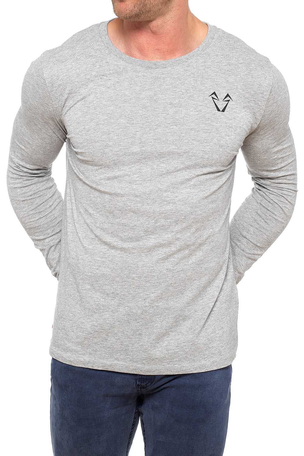 Mens Muscle Fit Long Sleeve T Shirts