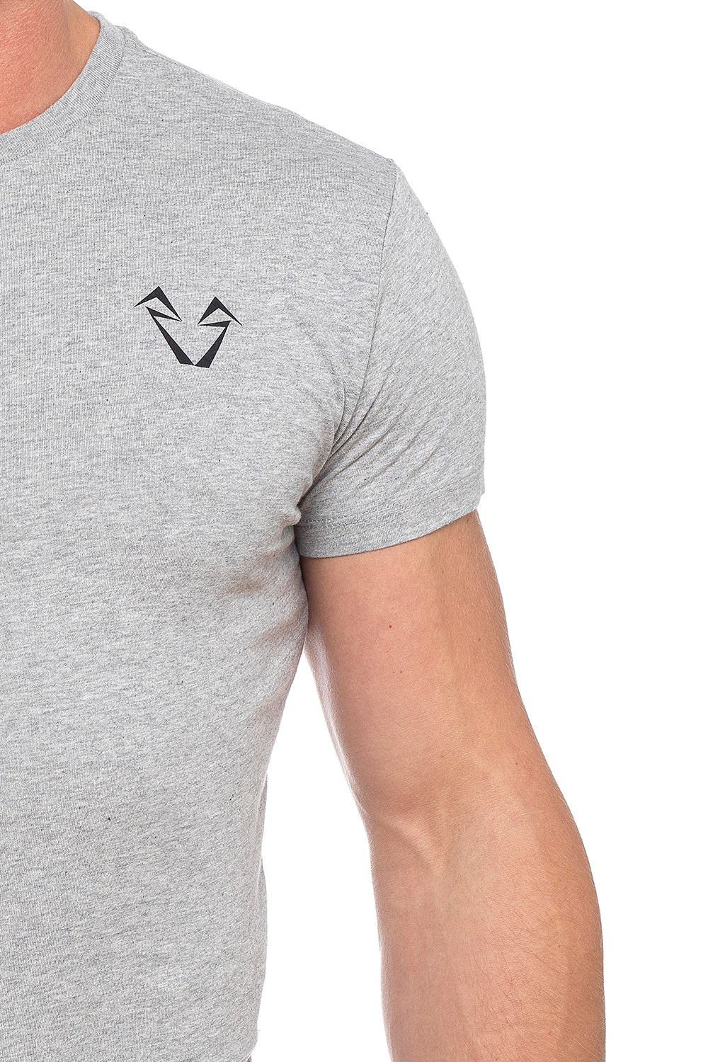 Power Muscle Fit T Shirt - Heather Grey