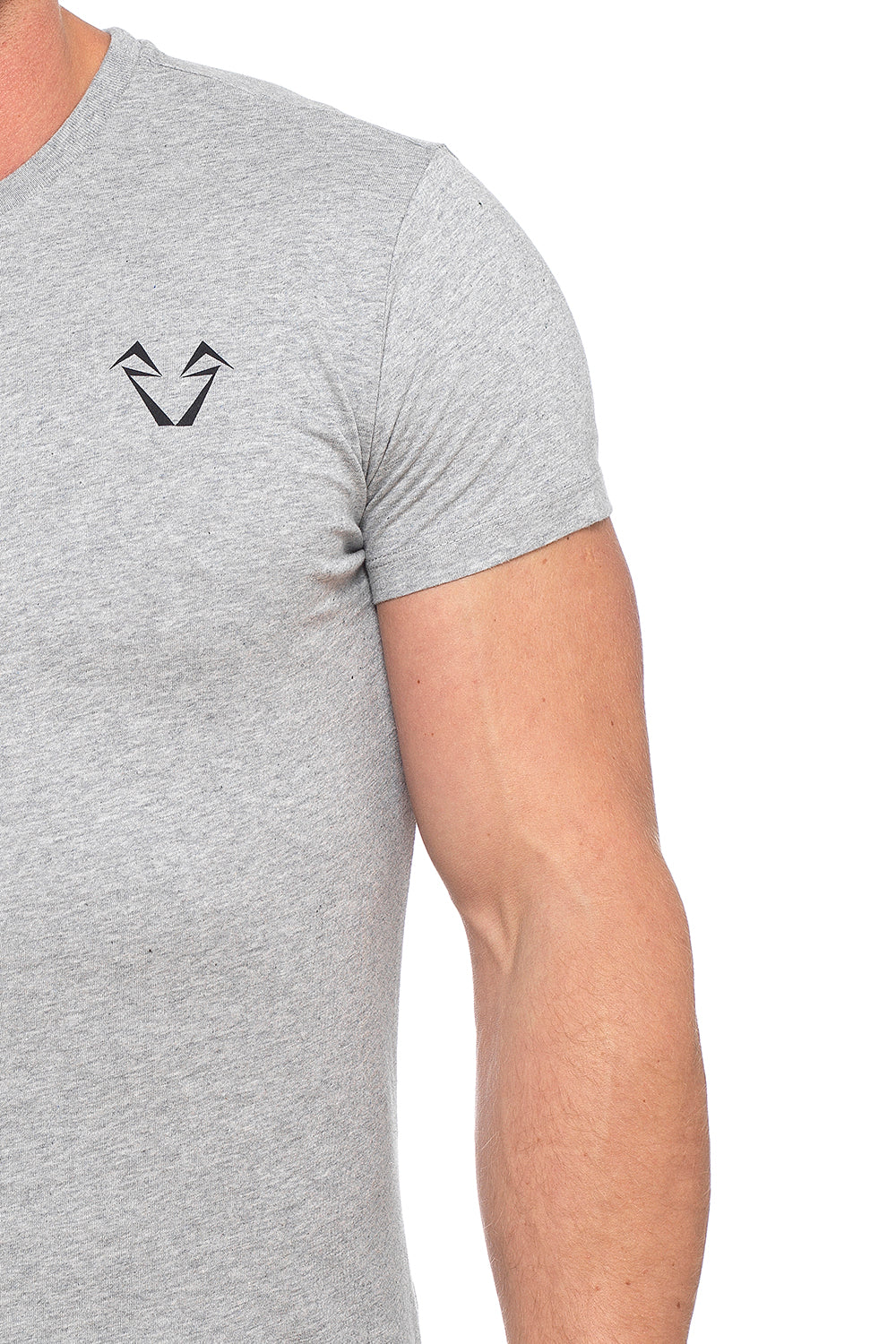 Power Muscle Fit T Shirt - Heather Grey