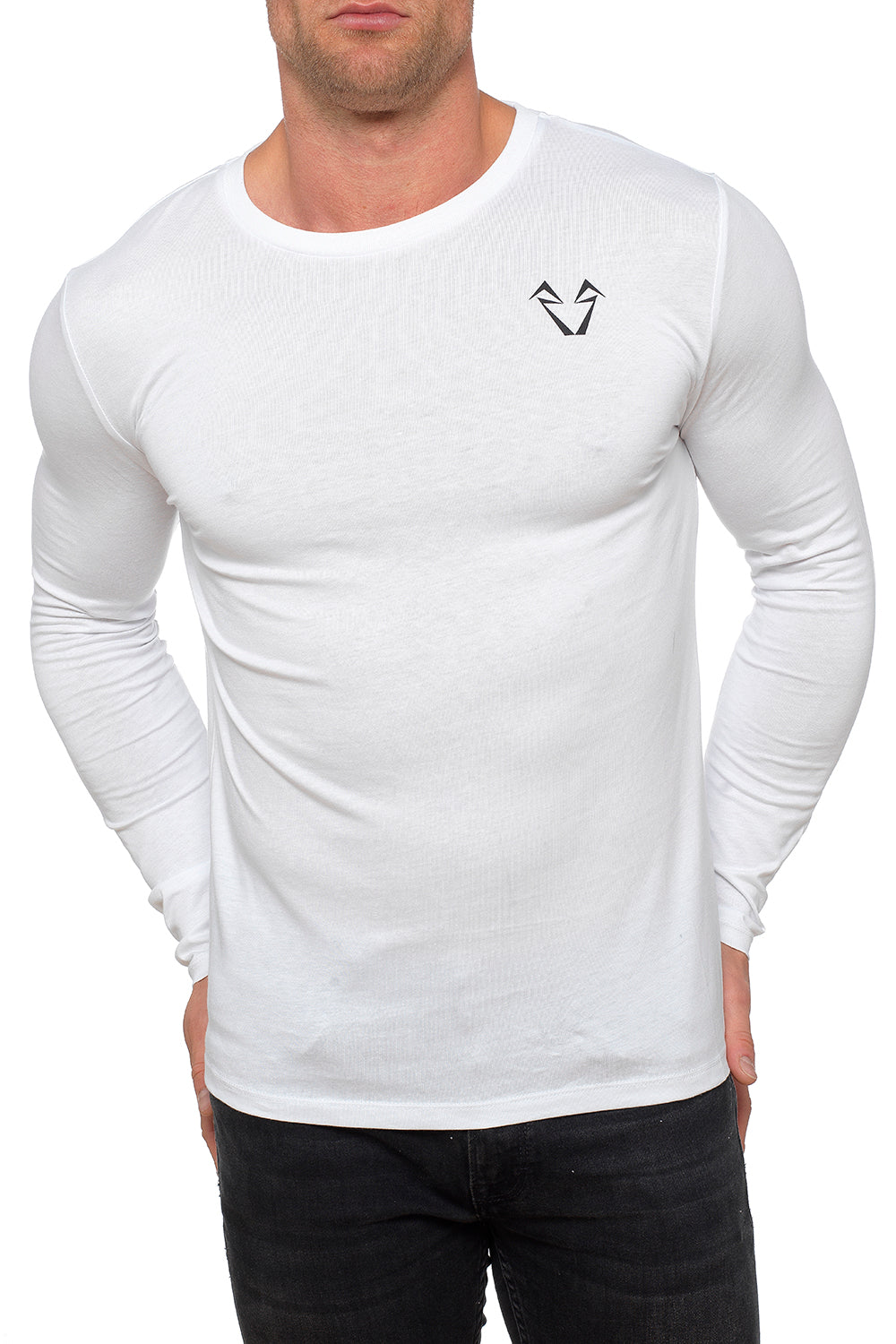 muscle fit T Shirt in White