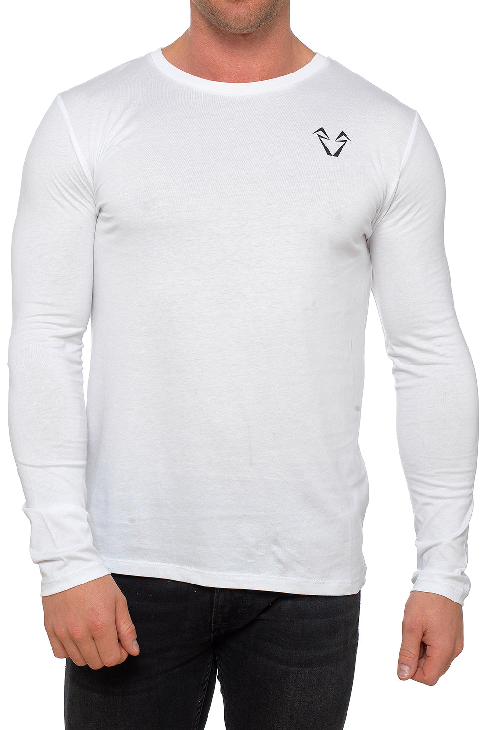 white muscle fit T Shirt