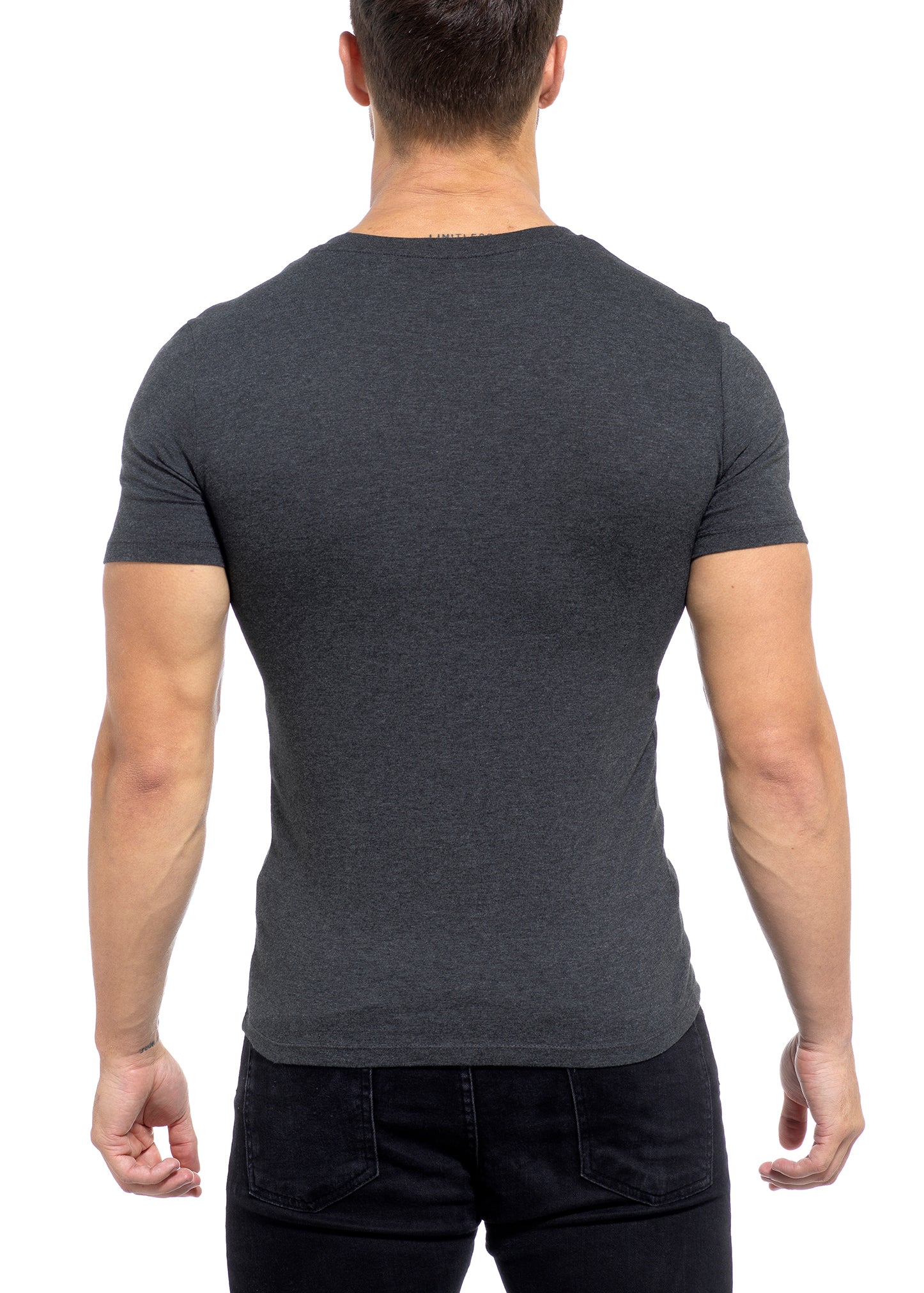 Mens Muscle Fit T-Shirt In Grey