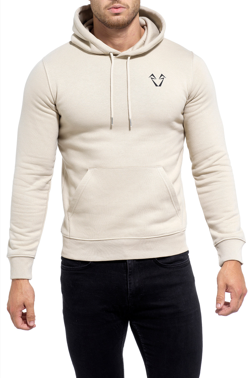 Mens Desert Sand Muscle Fit Hoodies