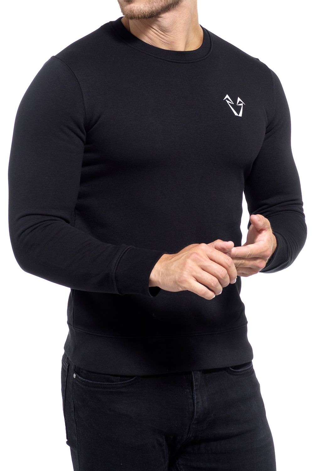 Quantum Muscle Fit Jumper - Black