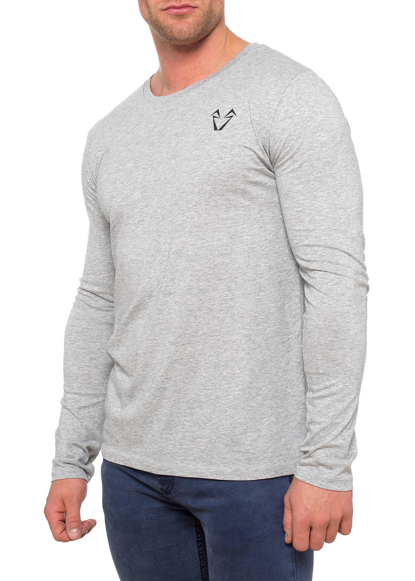 Mens Muscle Fit Long Sleeve T Shirts