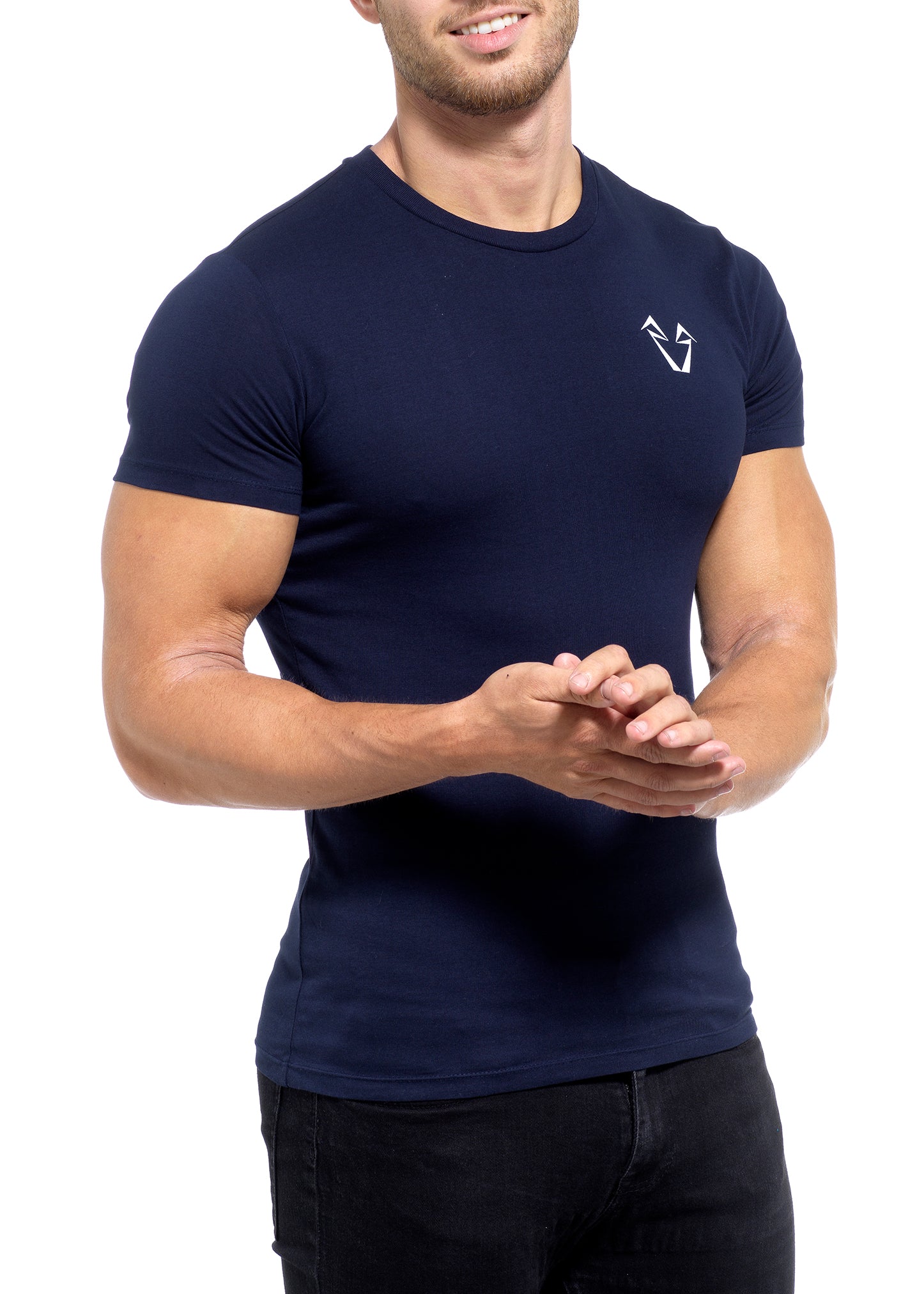 Muscle Fit Navy Tee