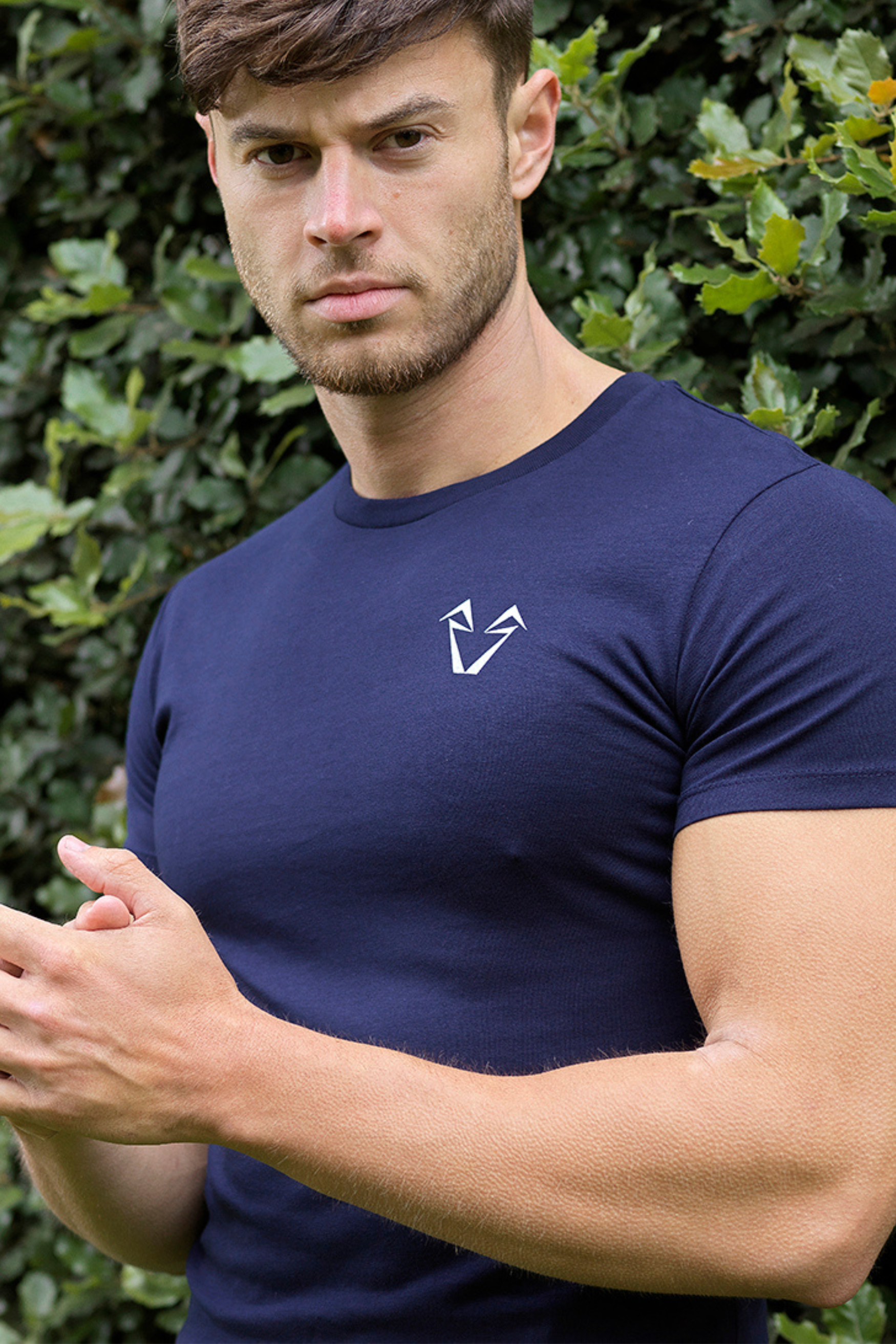 Power Organic Cotton T-Shirt - Navy