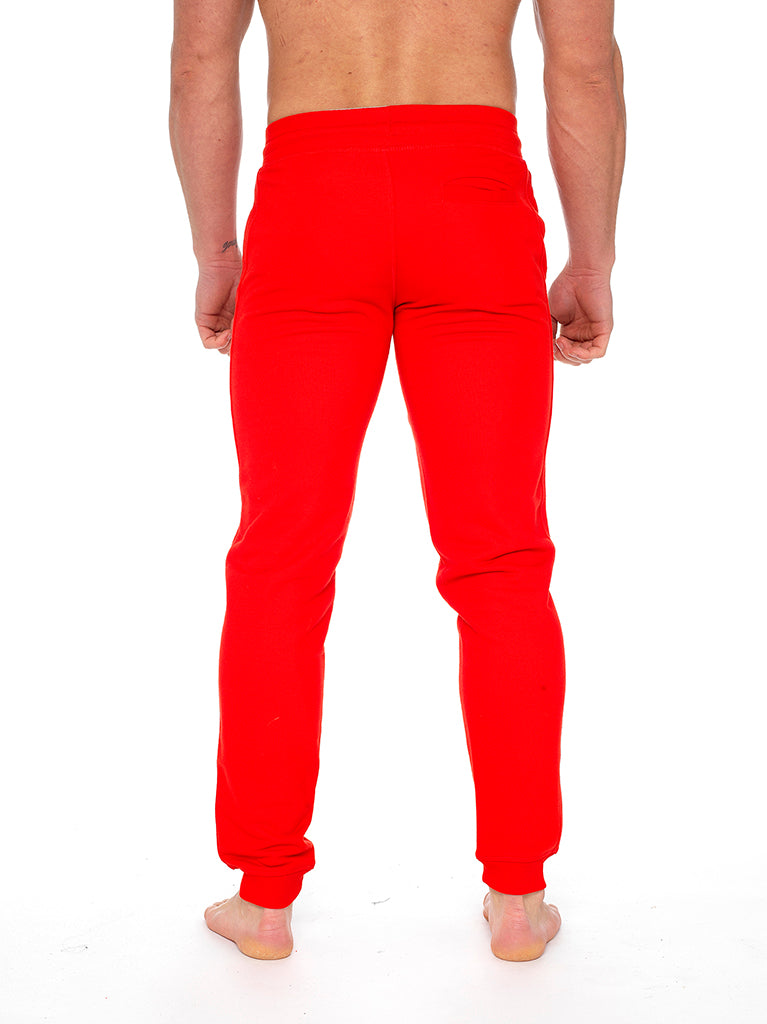 Muscle Fit Jogger in Red